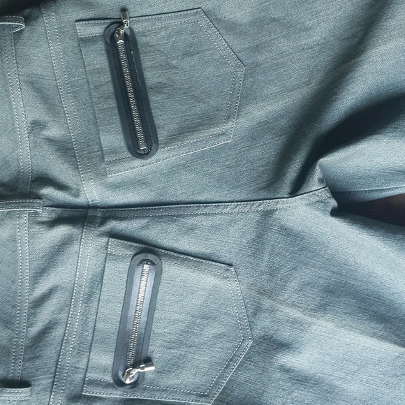 SoCa by St. John Gray Denim Ankle Pants - Women's 0 - Picture 7 of 8